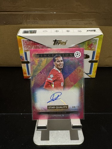 Virgil van Dijk 2024 Topps Inception Rosa /75