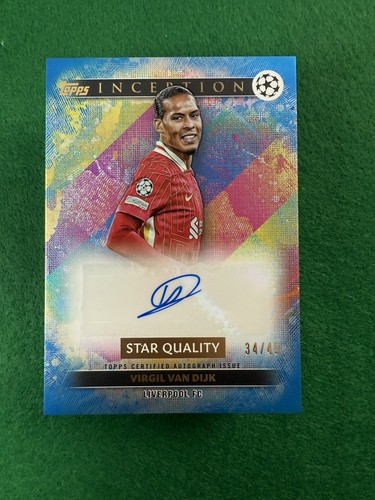 Virgil van Dijk 2024 Topps Inception UEFA /49