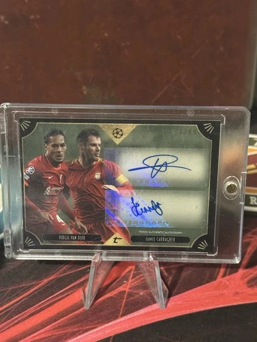 Virgil van Dijk & Jamie Carragher 2021 Topps Deco /99