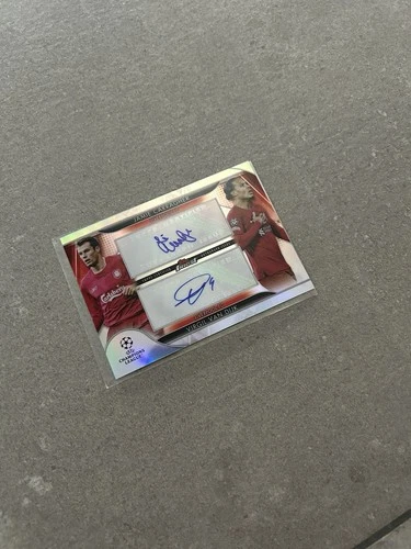 Virgil Van Dijk & Jamie Carragher 2022 Topps Finest