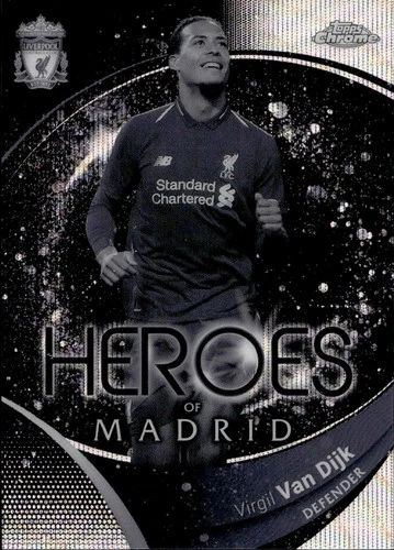 Virgil van Dijk 2024 Topps Liverpool FC Team Set Refractor #75