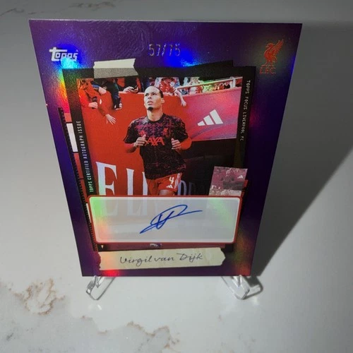 Virgil van Dijk 2025 Topps Liverpool Focus /75
