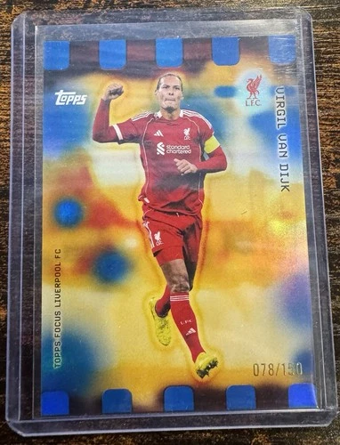 Virgil van Dijk 2025 Topps Liverpool Focus 78/150