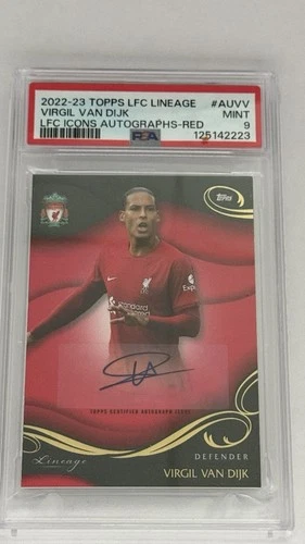 Virgil van Dijk 2023 Topps Liverpool Lineage /5