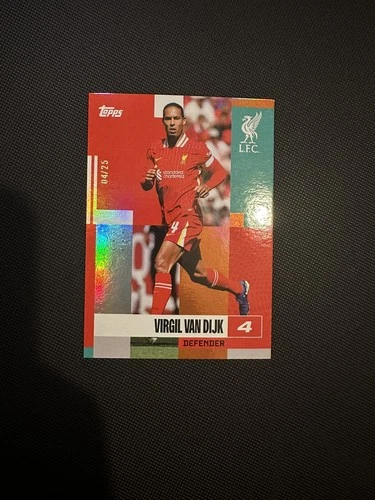 Virgil van Dijk 2024 Topps Liverpool Team Set 04/25