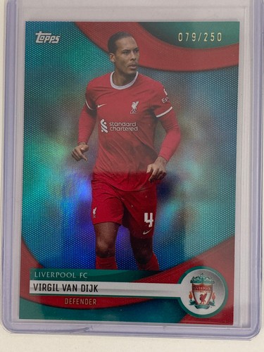 Virgil van Dijk 2023 Topps Liverpool Team Set base /250