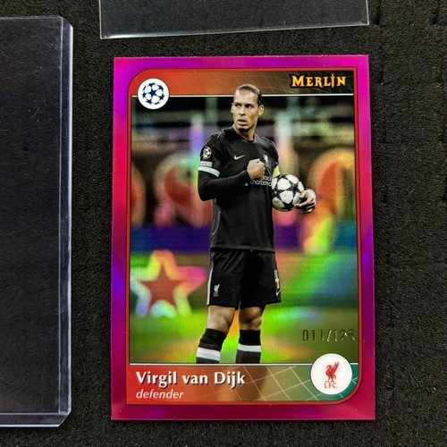 Virgil van Dijk 2024 Topps Merlin Chrome /125