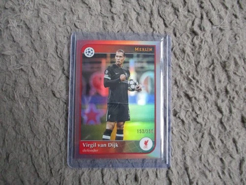 Virgil van Dijk 2025 Topps Merlin Chrome /250