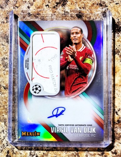 Virgil van Dijk 2024 Topps Merlin Chrome