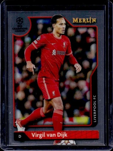 Virgil van Dijk 2021 Topps Merlin Chrome