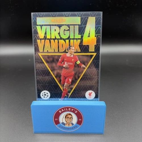 Virgil Van Dijk 2024 Panini Merlin Chrome