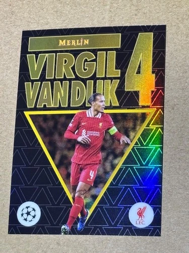 Virgil van Dijk 2024 Topps Merlin Chrome M95-13