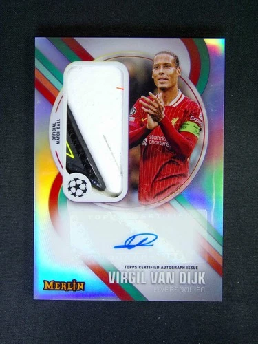 Virgil van Dijk 2024 Topps Merlin Chrome Refractor