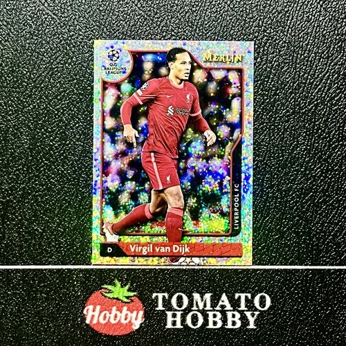 Virgil van Dijk 2021 Topps Merlin Chrome Speckle Refractor /150