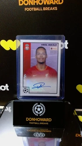 Virgil van Dijk 2022 Topps Merlin Heritage /25