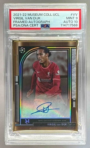 Virgil van Dijk 2021 Topps Museum
