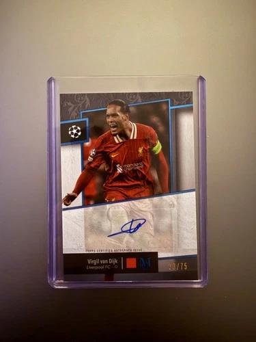 Virgil Van Dijk 2024 Topps Museum /75