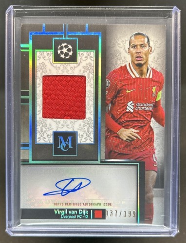 Virgil van Dijk 2024 Panini Museum Aquamarine /199