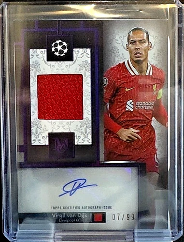 Virgil van Dijk 2024 Topps Museum Collection Amethyst /99