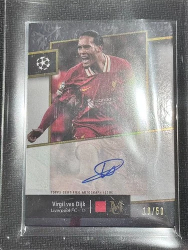 Virgil van Dijk 2024 Topps Museum Gold /50