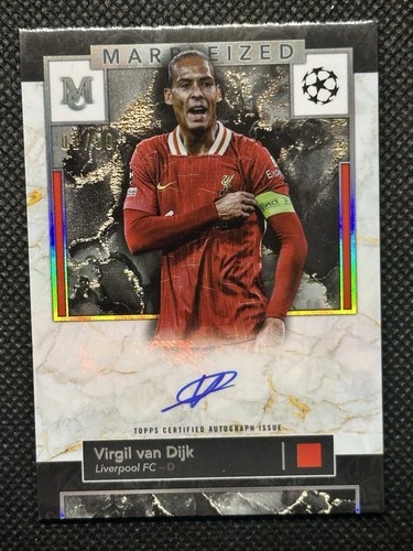 Virgil van Dijk 2024 Topps Museum Marbleized /50