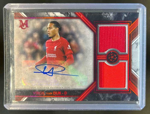 Virgil van Dijk 2023 Topps Museum Ruby /25