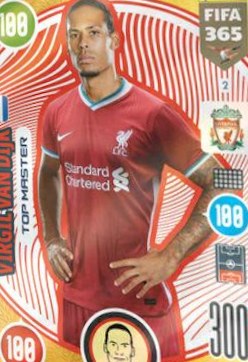 Virgil van Dijk 2021 Panini Adrenalyn XL FIFA 365