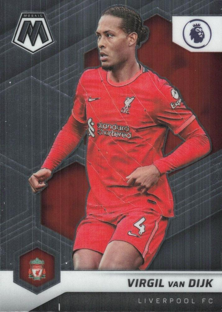 Virgil van Dijk 2021 Panini Mosaic Premier League