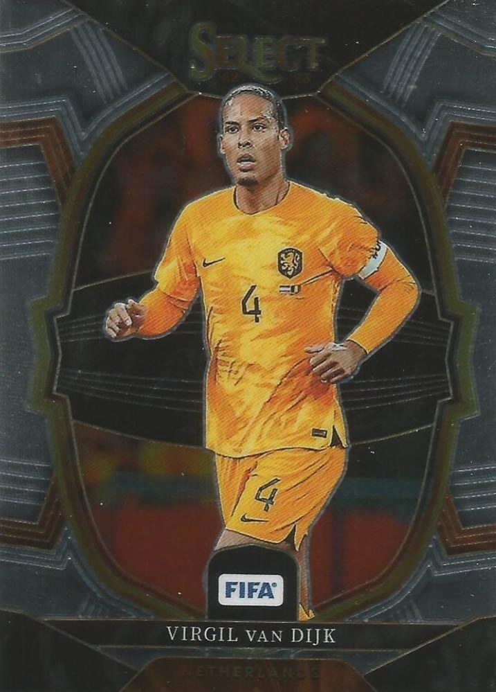 Virgil van Dijk 2022 Panini Select FIFA