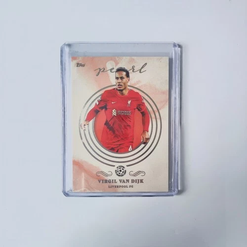 Virgil van Dijk 2022 Topps Pearl UEFA Champions League Pearl