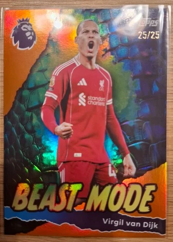 Virgil van Dijk 2025 Topps Premier League /25