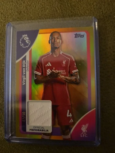 Virgil van Dijk 2025 Topps Premier League /50
