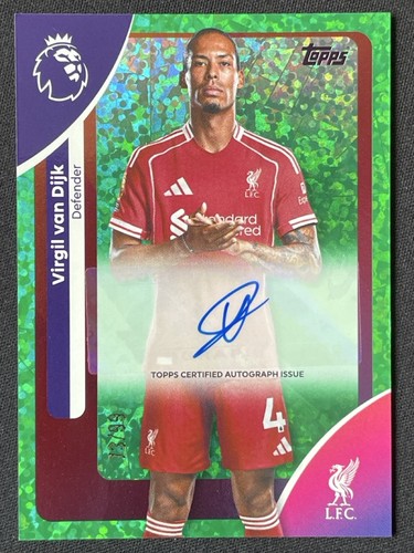 Virgil van Dijk 2025 Topps Premier League /99