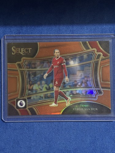 Virgil van Dijk 2023 Panini Premier League Select Orange /75