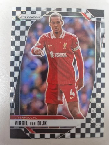 Virgil van Dijk 2024 Panini Prizm Black and White