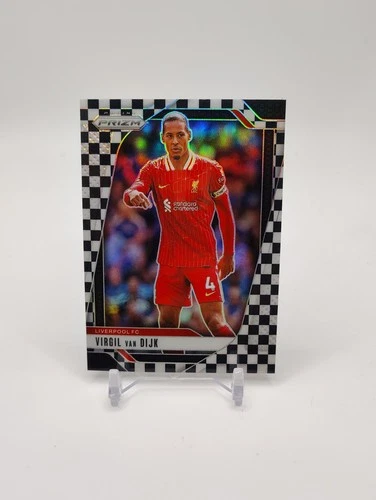 Virgil Van Dijk 2024 Panini Prizm Black & White Checker