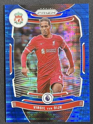 Virgil van Dijk 2021 Panini Prizm Blue Pulsar /199