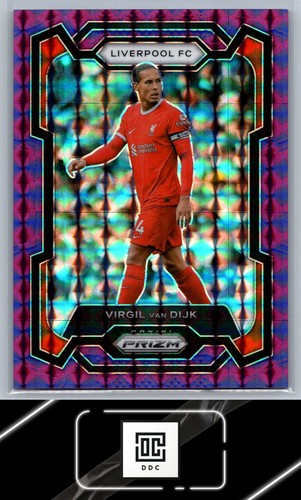 Virgil van Dijk 2023 Panini Prizm Mosaico Viola /140