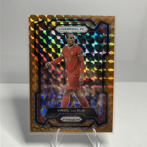 Virgil van Dijk 2023 Panini Prizm Orange Mosaic