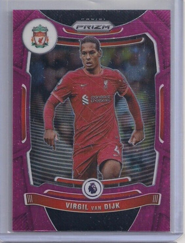 Virgil van Dijk 2021 Panini Prizm Pink Stars