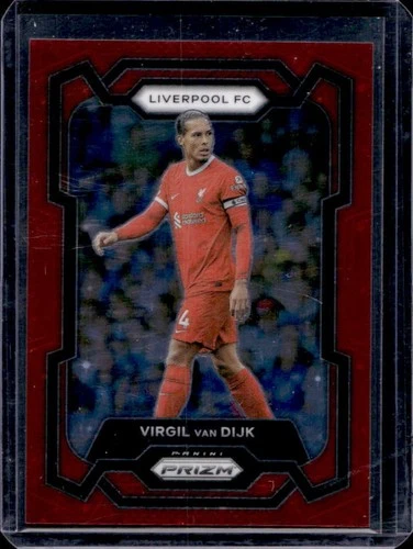 Virgil van Dijk 2023 Panini Prizm Premier League /25