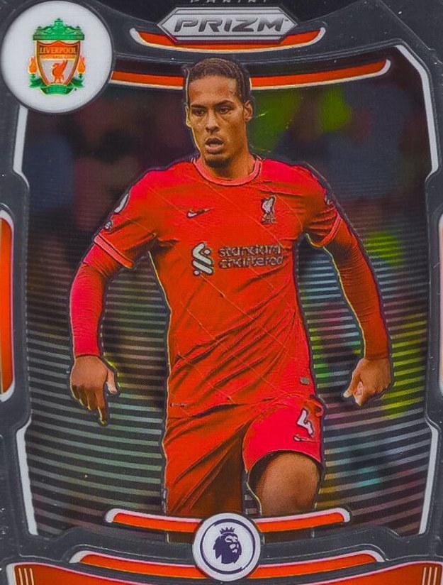 Virgil van Dijk 2021 Panini Prizm Premier League 6