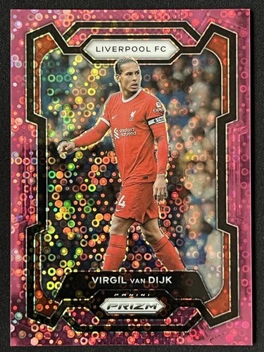 Virgil van Dijk 2023 Panini Prizm Premier League Pink /149