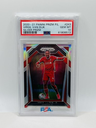 Virgil van Dijk 2020 Panini Prizm Premier League Plata