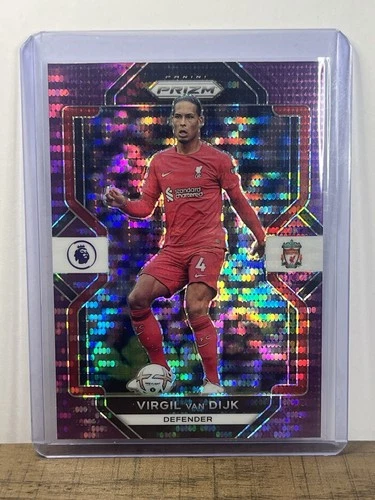 Virgil van Dijk 2022 Panini Prizm Purple