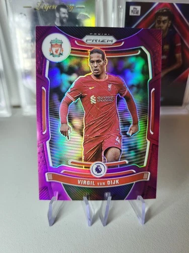 Virgil van Dijk 2021 Panini Prizm Purple /99