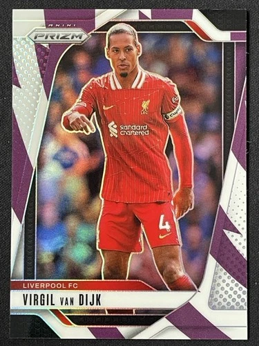 Virgil van Dijk 2024 Panini Prizm Purple White Stripes /92