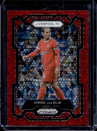 Virgil van Dijk 2023 Panini Prizm Red /49