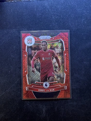 Virgil van Dijk 2021 Panini Prizm Red Mojo /159