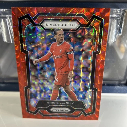 Virgil van Dijk 2023 Panini Prizm Red Mosaic